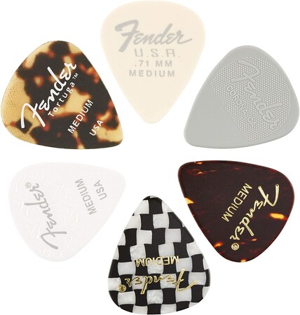 351 Shape, Material Medley, Thin, (6) - Fender