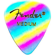 Fender 351 Medium Rainbow 12’li Pena Seti