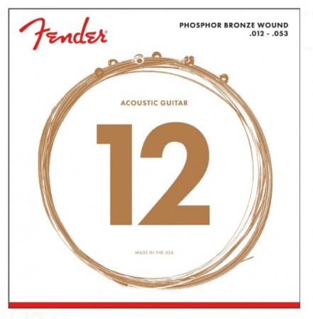 Fender 60L Phosphor Bronze Akustik Gitar Tel Takımı (.012-.053)