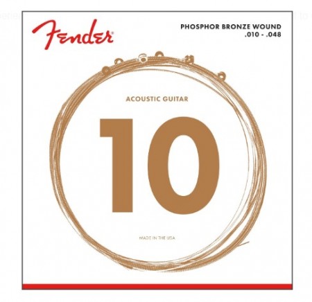 Fender - Fender 60XL Phosphor Bronze Akustik Gitar Tel Takımı (.010-.048)