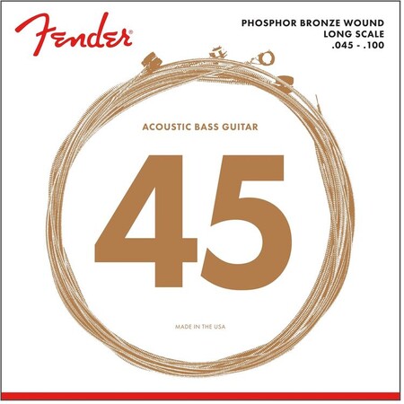 Fender - Fender Akustik Bas Gitar Teli 8060 45-100