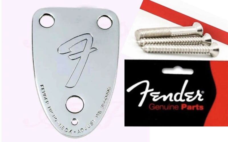Fender American '70s Vintage-Style/Classic Series 3-BOLT F Neck Plate - 1