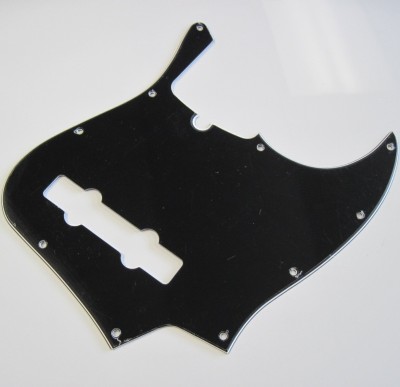 Fender American Standard 5-String Jazz V Bass Black 10 Hole Pickguard - Thumbnail