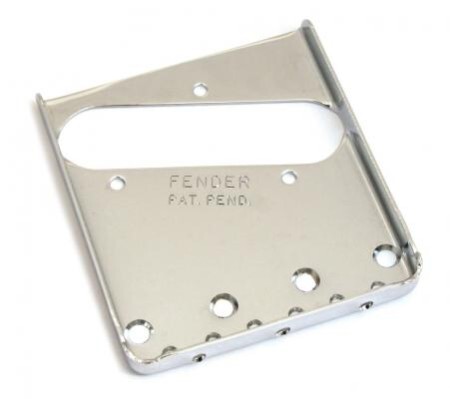 American Vintage 3-Saddle Telecaster® Bridge Plate, Chrome - 3