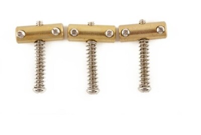 American Vintage Telecaster® Compensated Bridge Saddles, Brass - 2