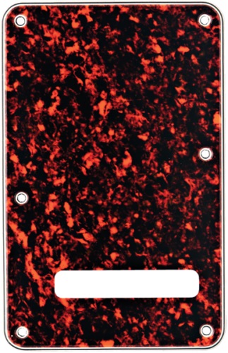 Fender Backplate Strat 4-Ply Tortoise Shell - 1