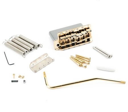 Fender Bridge Assembly Vint. Strat LH Gold Solak