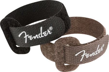 Fender - Fender Cable Ties Black and Brown Gitar Kablo Bağları