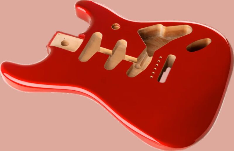 Fender Classic Series '60s Stratocaster® SSS Alder - Candy Apple Red Gitar Gövdesi - 2