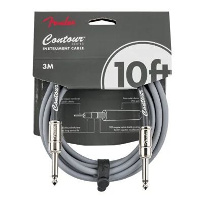 Fender Contour Serisi 3 Metre Inca Silver Enstrüman Kablosu - 1