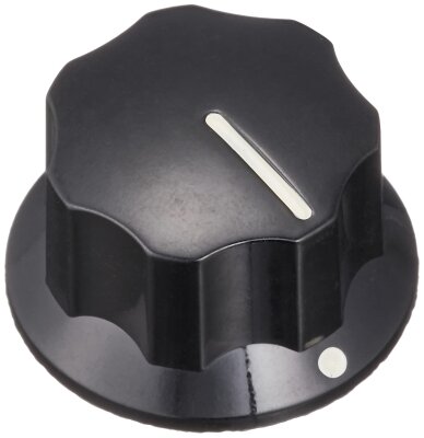 Fender Black Upper Concentric Knob – Jazz Bass Stacked Controls - Fender