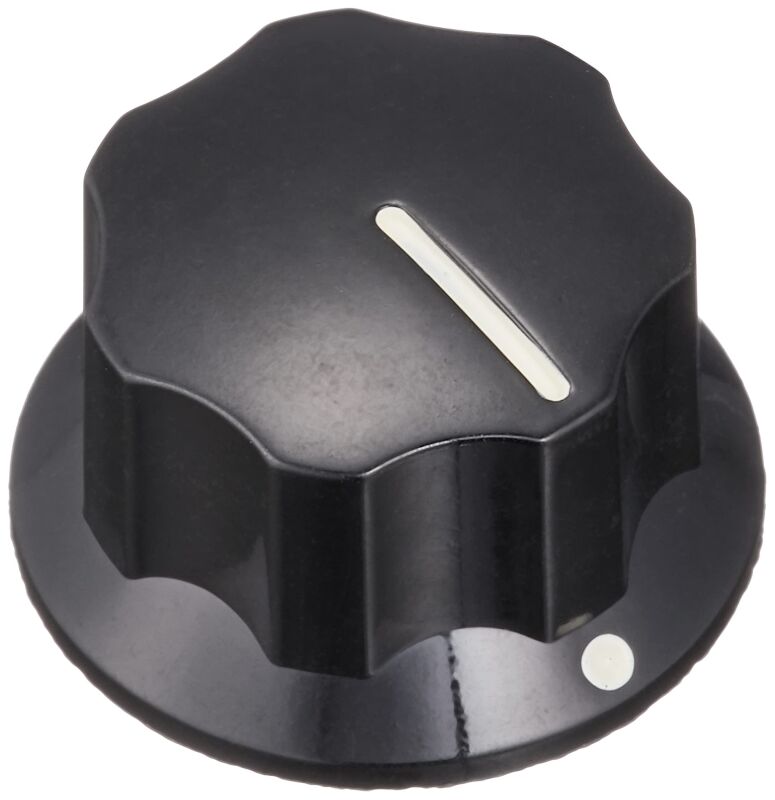 Fender Black Upper Concentric Knob – Jazz Bass Stacked Controls - 1