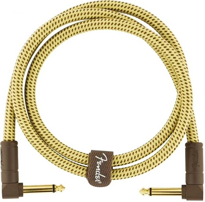 Fender Deluxe Series Tweed 3 ft (90 cm) L-L Uçlu Pedal Ara Kablosu - 3
