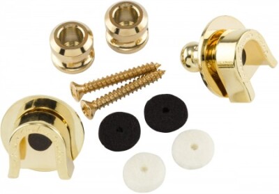 Fender® Security Strap Locks, Gold - 2