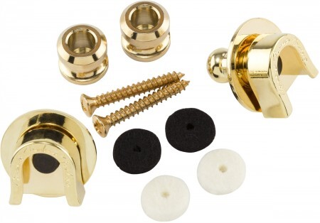 Fender® Security Strap Locks, Gold - 2