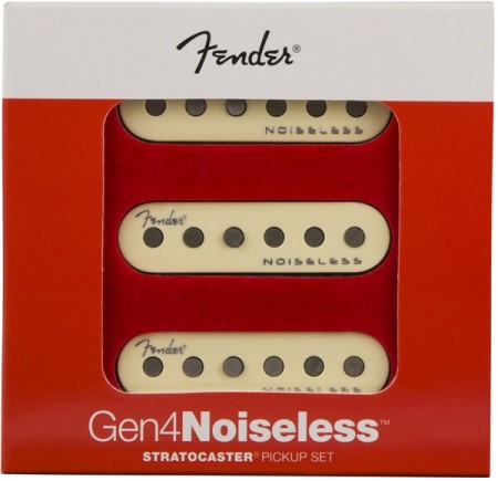 Fender - Fender Gen 4 Noiseless Stratocaster Pickups Aged White Set of 3 Manyetik Seti