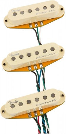 Fender Gen 4 Noiseless Stratocaster Pickups Aged White Set of 3 Manyetik Seti - Thumbnail