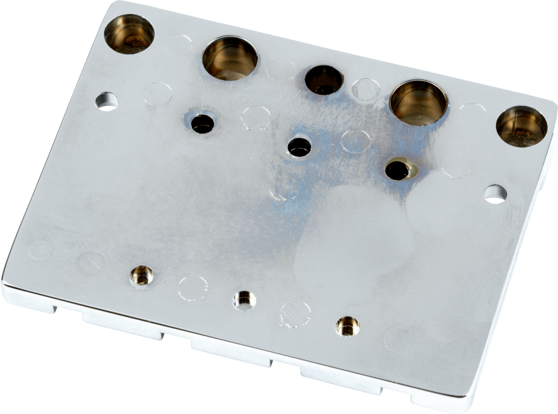 Fender® HiMass™ 4-String Bass Bridge Assembly With Brass Saddles Bas Köprü - 2