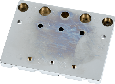 Fender® HiMass™ 4-String Bass Bridge Assembly With Zinc Saddles Bas Köprüsü - 2