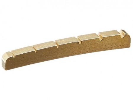 Fender Malmsteen Pre-Slotted Brass Nut - Thumbnail