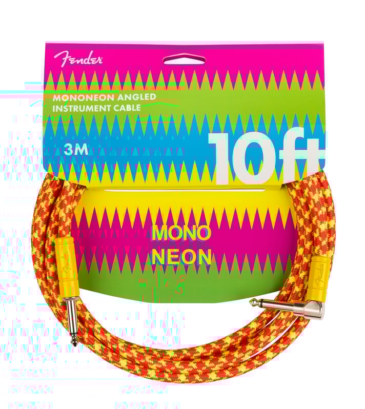 Fender MonoNeon 3 Metre Turuncu Enstrüman Kablosu - 1