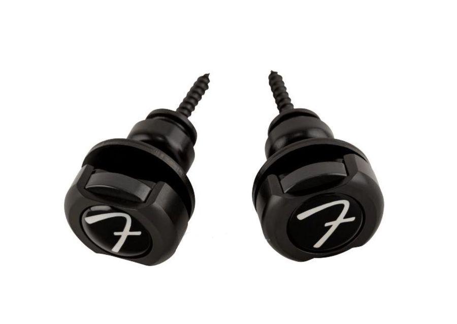 Fender Infinity Strap Locks Black (2) Askı Kilidi Locks & Buttons - 1