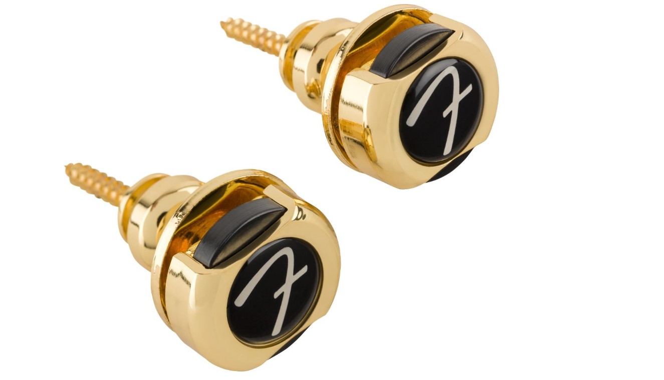 Fender Infinity Strap Locks Gold 2 Ask Kilidi Locks Buttons