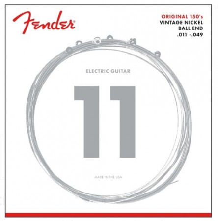 Fender - Fender Original 150M Pure Nickel Wound Ball End (11-49) Elektro Gitar Takım Tel