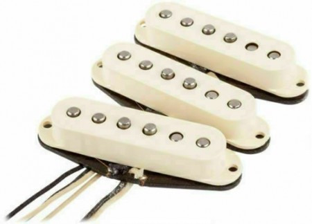 Fender Vintage '57/'62 Stratocaster Pickups Aged White Set of 3 Manyetik Seti - Thumbnail