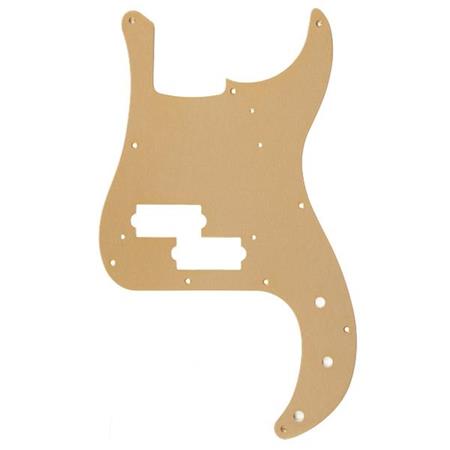 Fender - Fender Pickguard '58 Precision Bass 10 Hole 1-Ply Gold Anodized