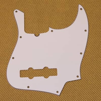 Fender Pickguard '75 Jazz Bass 10 Hole Mounting 3-Ply W/B/W Üretilmiyor - 1