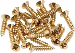 Fender Pickguard Mounting Screws Gold