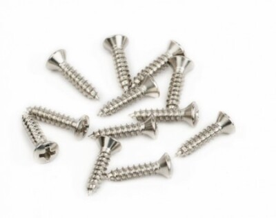 Pickguard/Vintage Bridge Cover Screws, Sheet Metal, 4 X 1/2
