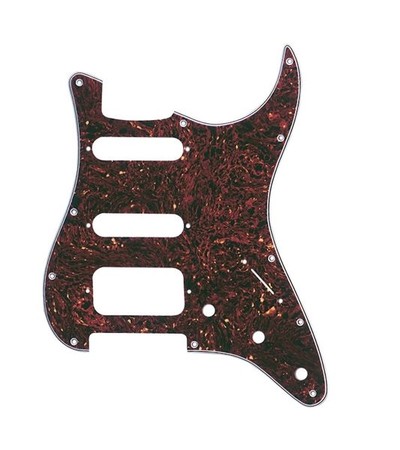 Fender American Standard 11 Hole H/S/S Configuration 4-Ply Tortoise Shell Stratocaster Pickguard - Fender