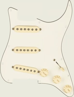 Fender Pre-Wired Strat® Pickguard Tex-Mex SSS Kirli Beyaz - Fender