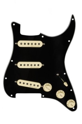 Fender - Fender Pre-Wıred Strat® Pıckguard, Vıntage Noıseless Sss Black 11 Hole