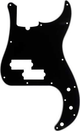 Fender - Fender Precision Bass Pickguard 13 Vida Delikli Siyah
