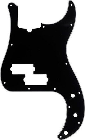 Fender Precision Bass Pickguard 13 Vida Delikli Siyah