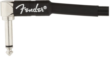 Fender Professional Series Black 1 ft (30 cm) L-L Uçlu Pedal Ara Kablosu - 2