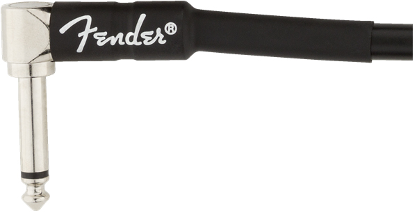Fender Professional Series Black 1 ft (30 cm) L-L Uçlu Pedal Ara Kablosu - 2