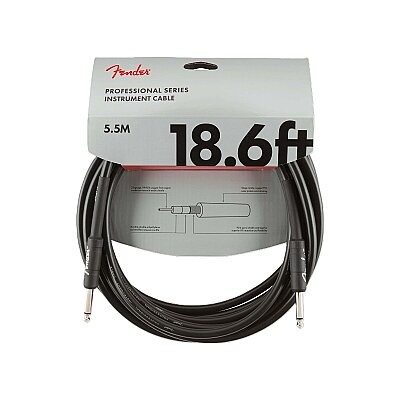 Fender Professional Serisi 5,5 m Siyah Enstrüman Kablosu - Fender