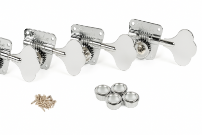 Fender Pure Orijinal American Vintage 70s Nikel/Krom 4 Bas Gitar Burgu Takımı (Fil Kulak) - Fender