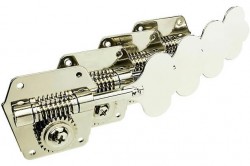 Fender Pure Vintage Bass Tuning Machine, 4 Pack, Nickel-Plated - 2