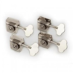 Fender - Fender Pure Vintage Bass Tuning Machine, 4 Pack, Nickel-Plated