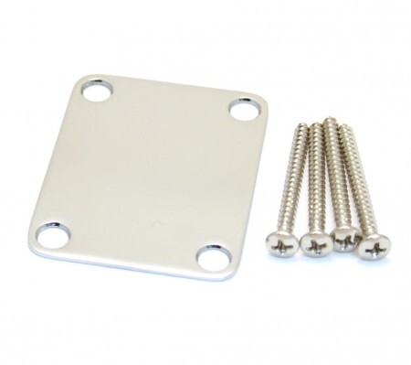 Fender Sap Plakası-Neck Plate No Logo Chrome - 3