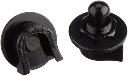 Fender - Fender Security Strap Locks Black (2) Askı Kilidi Locks & Buttons (1)