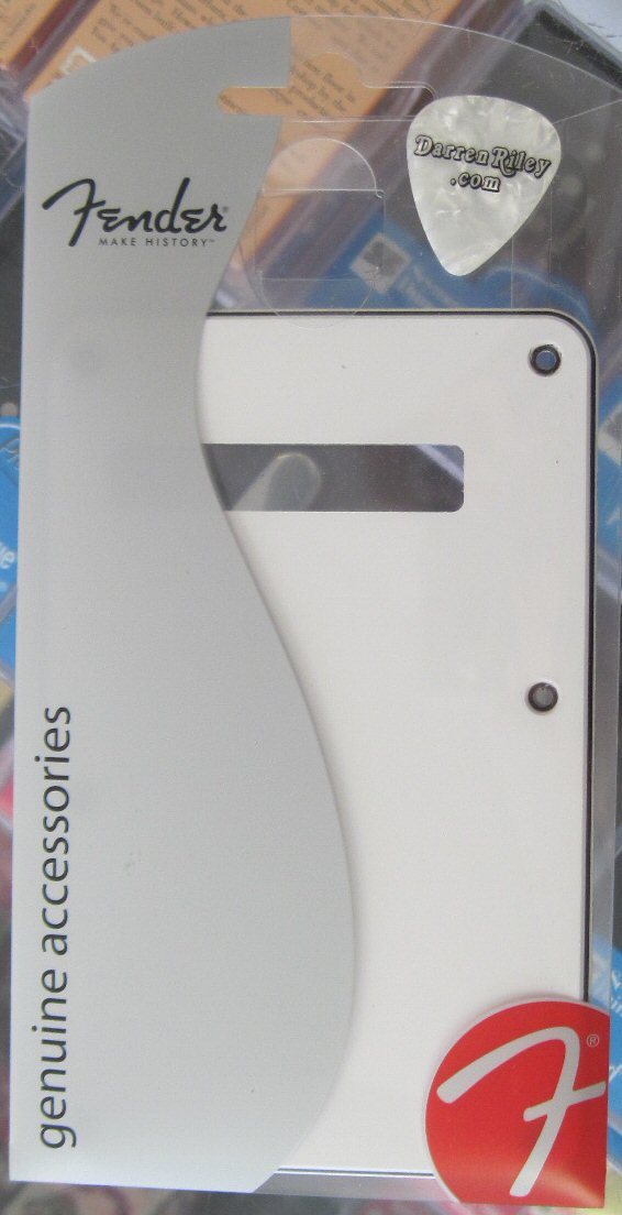 Fender Stratocaster Backplate 3 ply White