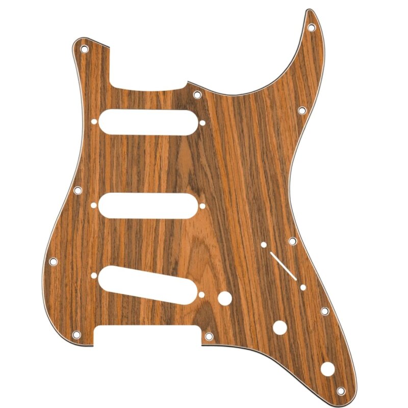 Fender Stratocaster SSS Gül Ağacı Desenli Pickguard 11 Delik USA - 1