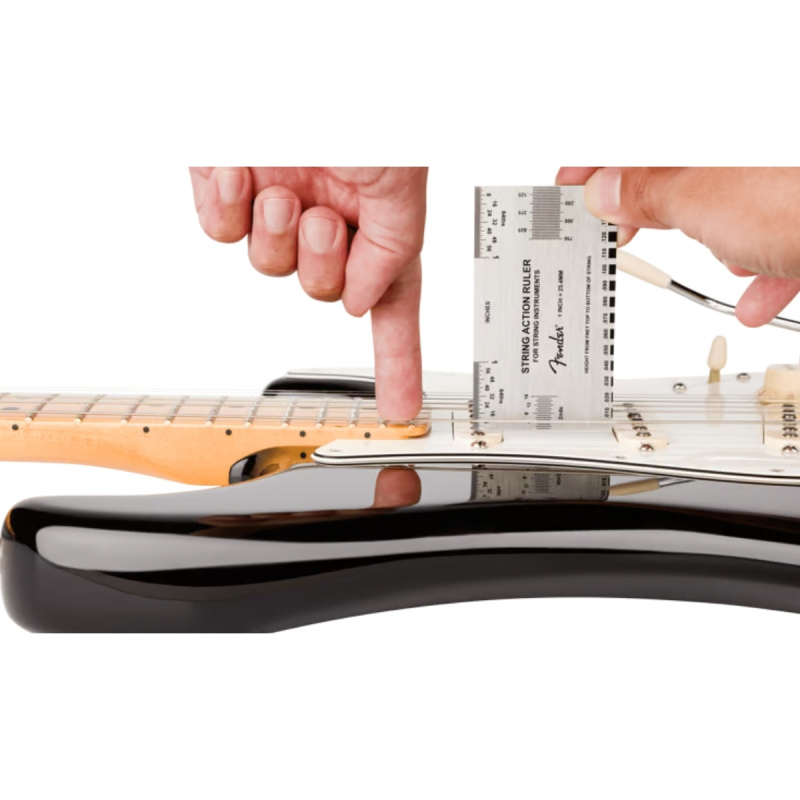 Fender String Action Gauge Paslanmaz Çelik Tel Yüksekliği Ölçüm Cetveli - 3
