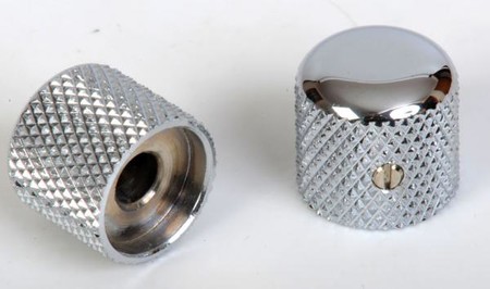 Fender Telecaster Vintage Dome-Crom Potans Düğmesi (Knobs) - Thumbnail
